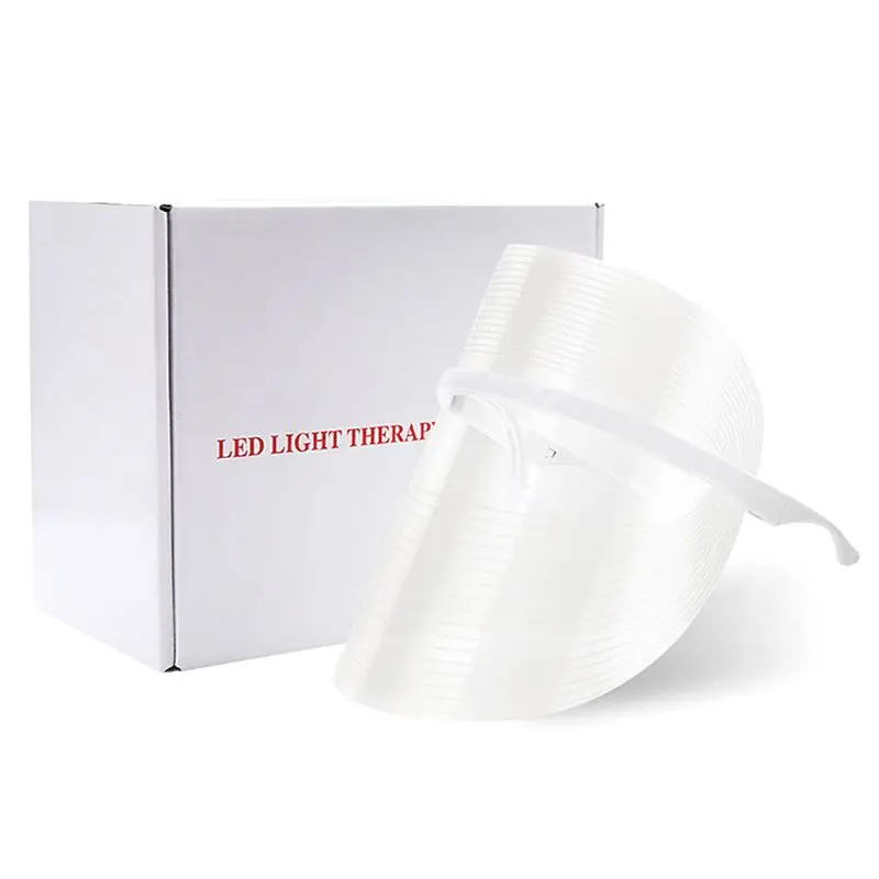 

3 color Light Therapy Facial Mask Anti Acne Wrinkle Facial Machine Device Skin Rejuvenation Moisturizing LED Mask Beauty D0AB