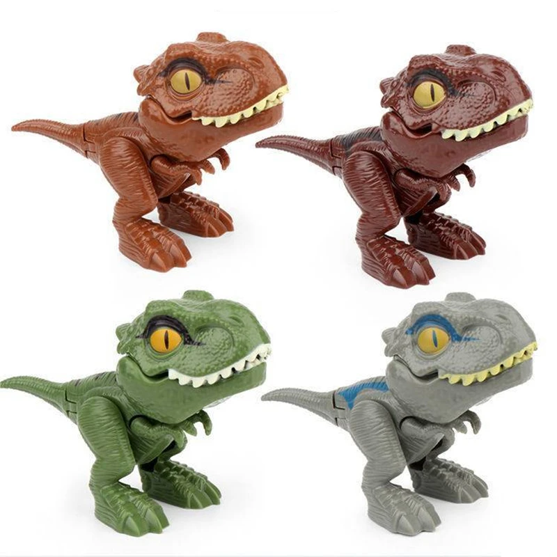 

Finger Dinosaur Anime Action Figures Toys Funny Dino Eggs Creative Tricky Tyrannosaurus Model Fidget Toy Dinosaure for Children