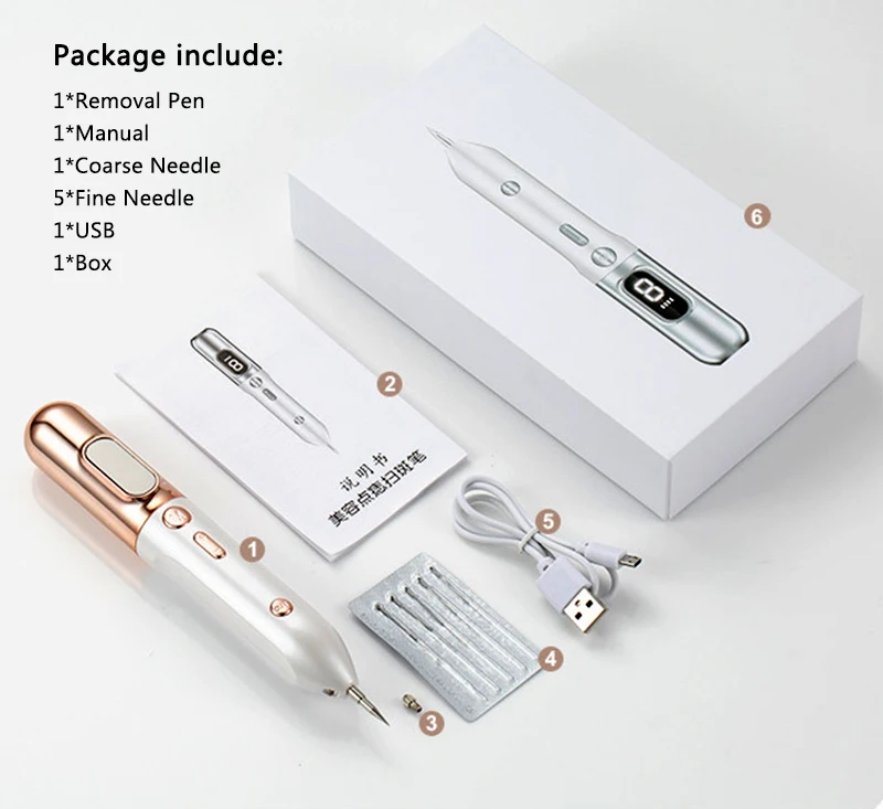 

Newest Laser Plasma Pen Mole Tattoo Freckle Wart Tag Removal Pen Dark Spot Remover For Face LCD Skin Care Tools Beauty Machine