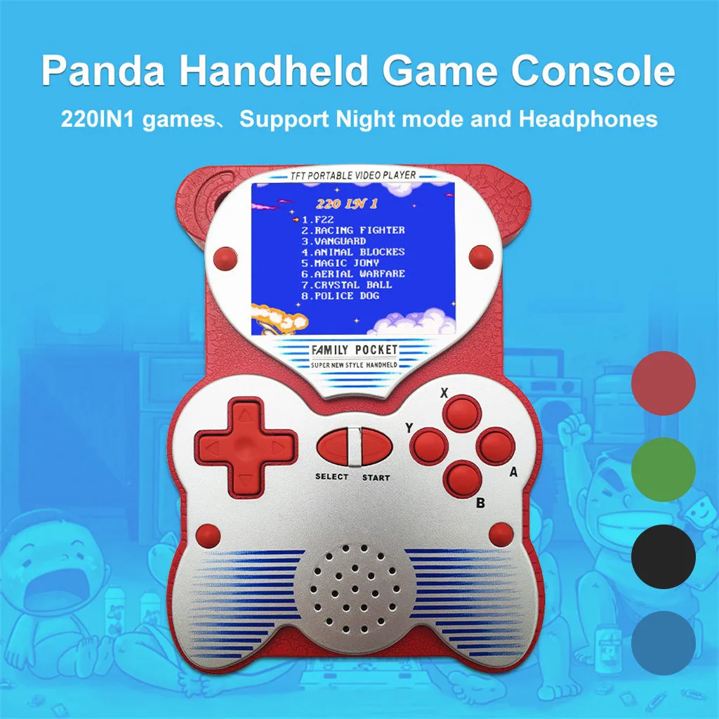 Портативная игровая мини консоль 2019 дюймов 220 дюйма|Портативные игровые консоли|