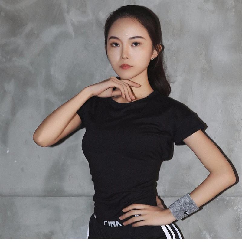 Женские топы для йоги с вырезами на спине спортивная одежда тренажерного зала