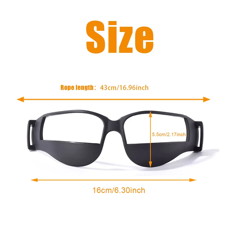 

Adjustable Sport Glasses Explosion-proof Windproof Dust-proof Anti-fog Safety Goggles Protective Eyewear For Basketball