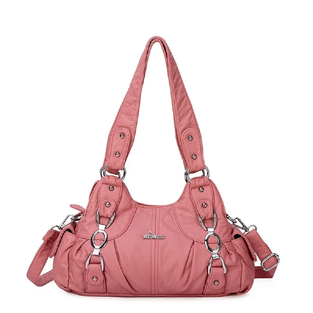 Бренд Angelkiss мягкие сумочки из искусственной кожи модная женская сумка на плечо