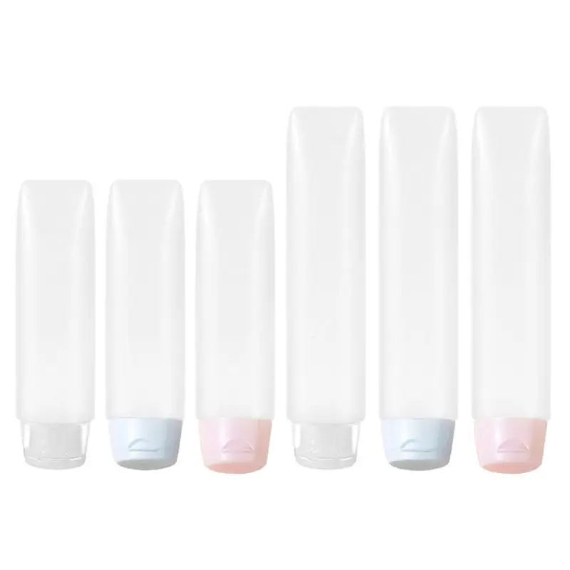 

Новинка 30 мл/50 мл портативная дорожная бутылка многоразовая пустая трубка косметический контейнер для выдавливания крема дозатор для лось...