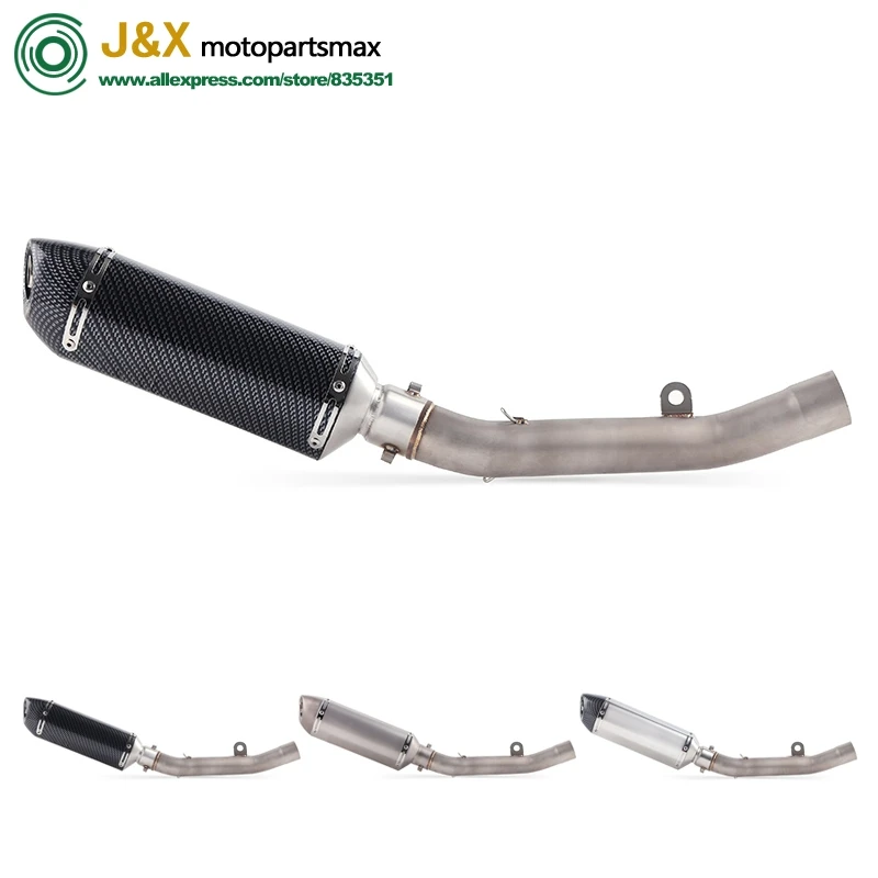 Мотоцикл полный выхлоп Mffler система побега контактная средняя Соединительная