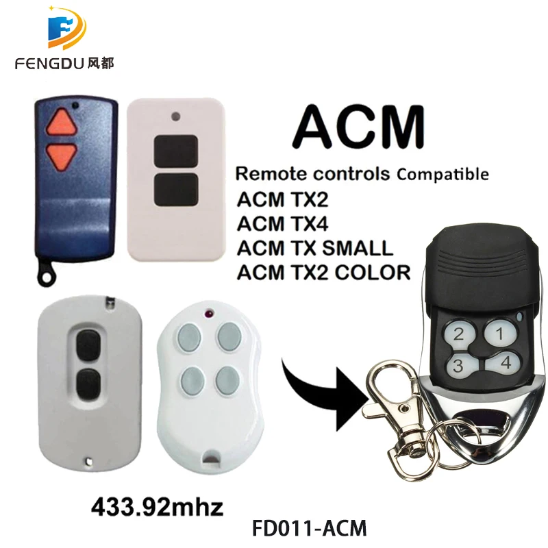 ACM TX2/TX4 Замена дистанционного управления TX Малый/TX2 цветной открывалка для