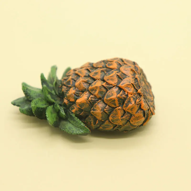 Магнит на холодильник фрукты ананас дети как желтые художественные изделия resion