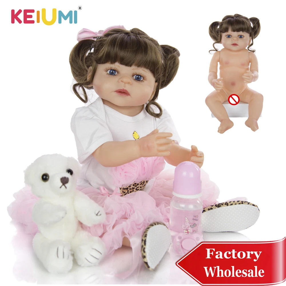 Реалистичный силиконовый Реборн 22 дюйма 55 см|Куклы| |