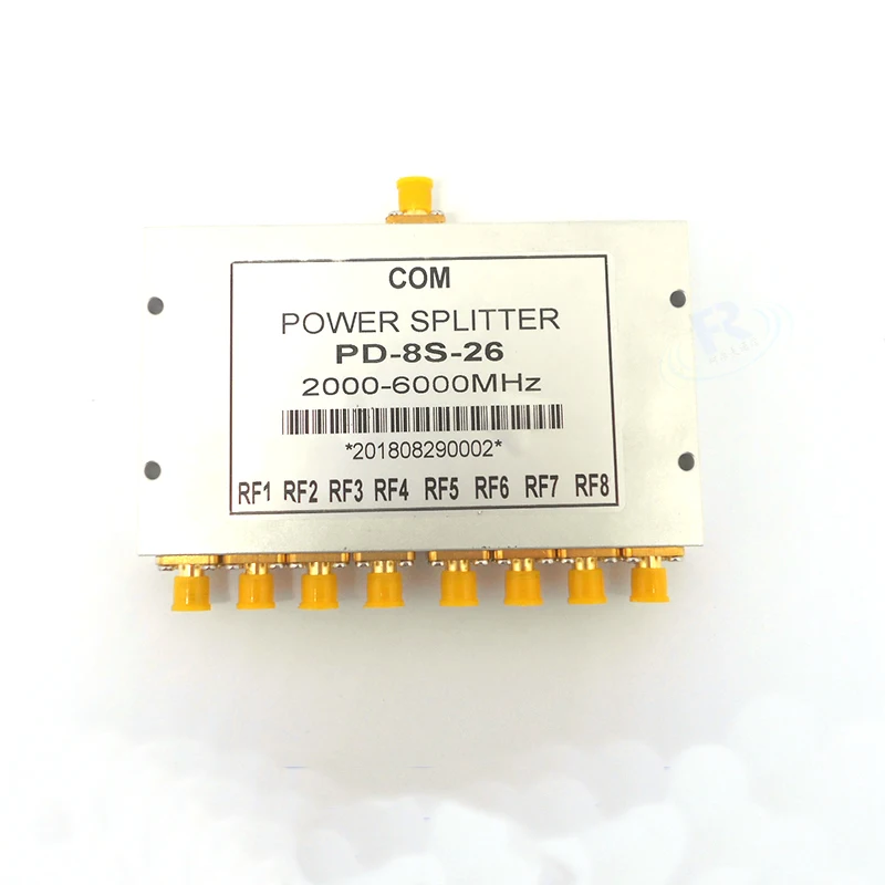 SMA RF одновосьмой разветвитель 2 4G 5 8G 2000-6000 МГц изоляция ≥ 20 дБ КСВ стоячей волны 2-6
