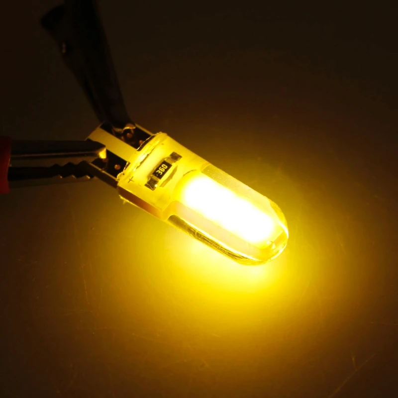 Теплый белый T10 194 168 W5W 20 SMD кремнезема супер яркий Автомобильный светодиодный