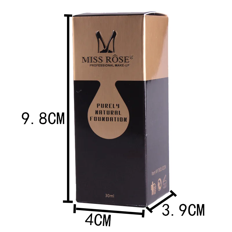 MISS ROSE 30LM Новый 7 цветов уход за кожей лица кисточка для жидкого тонального крема