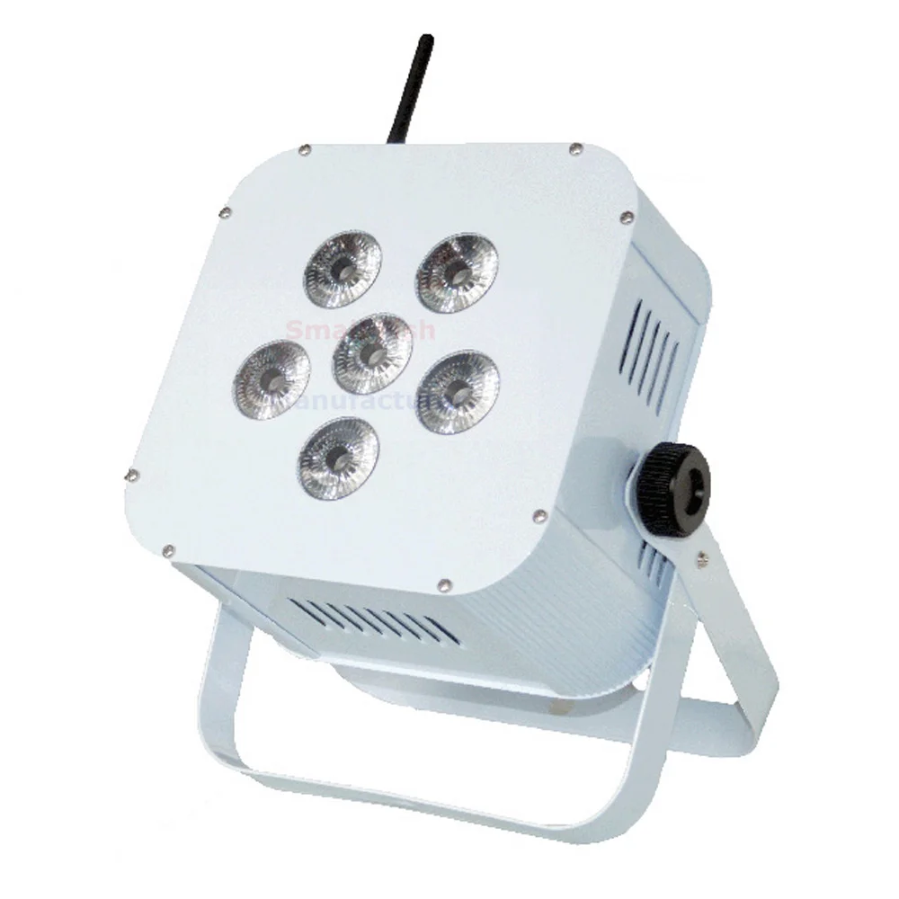 6X10W RGBW Wireless DMX Uplighting Battery Operate Dj LED Par Can Wash Light Disco Wedding Uplights Party Decorations DJ | Освещение