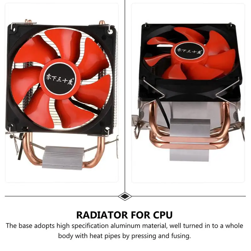 

1Pc Professional CPU Radiator Premium Home Office Computer CPU Cooling Fan