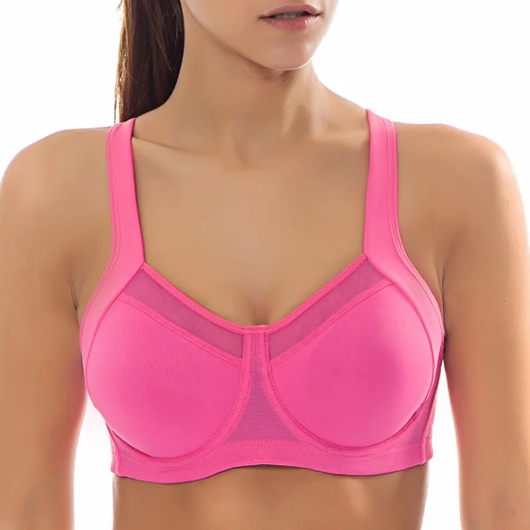 Женский ударопрочный бюстгальтер для тренировок на косточках с поддержкой Powerback