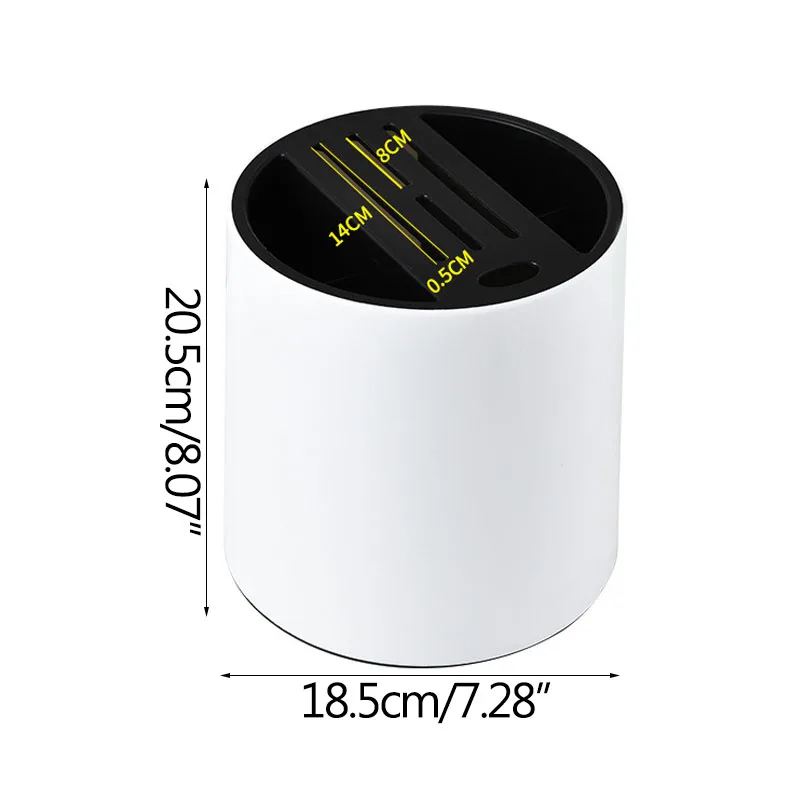 

Multifunctional Rotating Knife Holder Tableware Storage Container Shelves Kitchen Supplies Cutting Board Knife Storage Rack