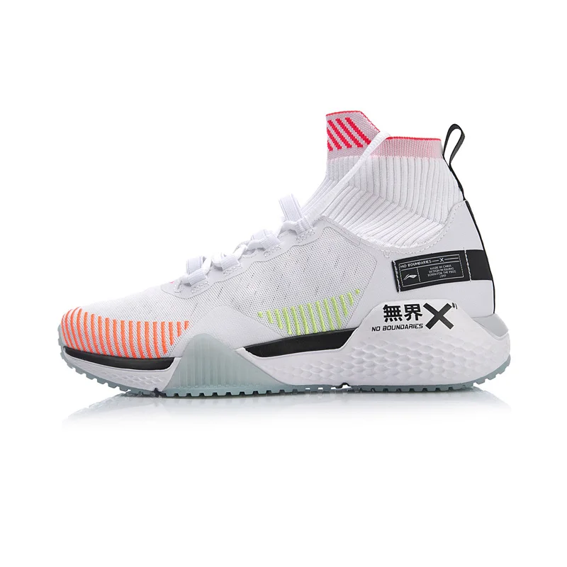 AFJP003-4H Li-Ning Men NO BOUNDARIES Training Shoes Cushion Mono Yarn Breathable High-Cut LiNing CLOUD Sport Shoes Sneakers AFJP003 YXX048 - Цвет: AFJP003-4H