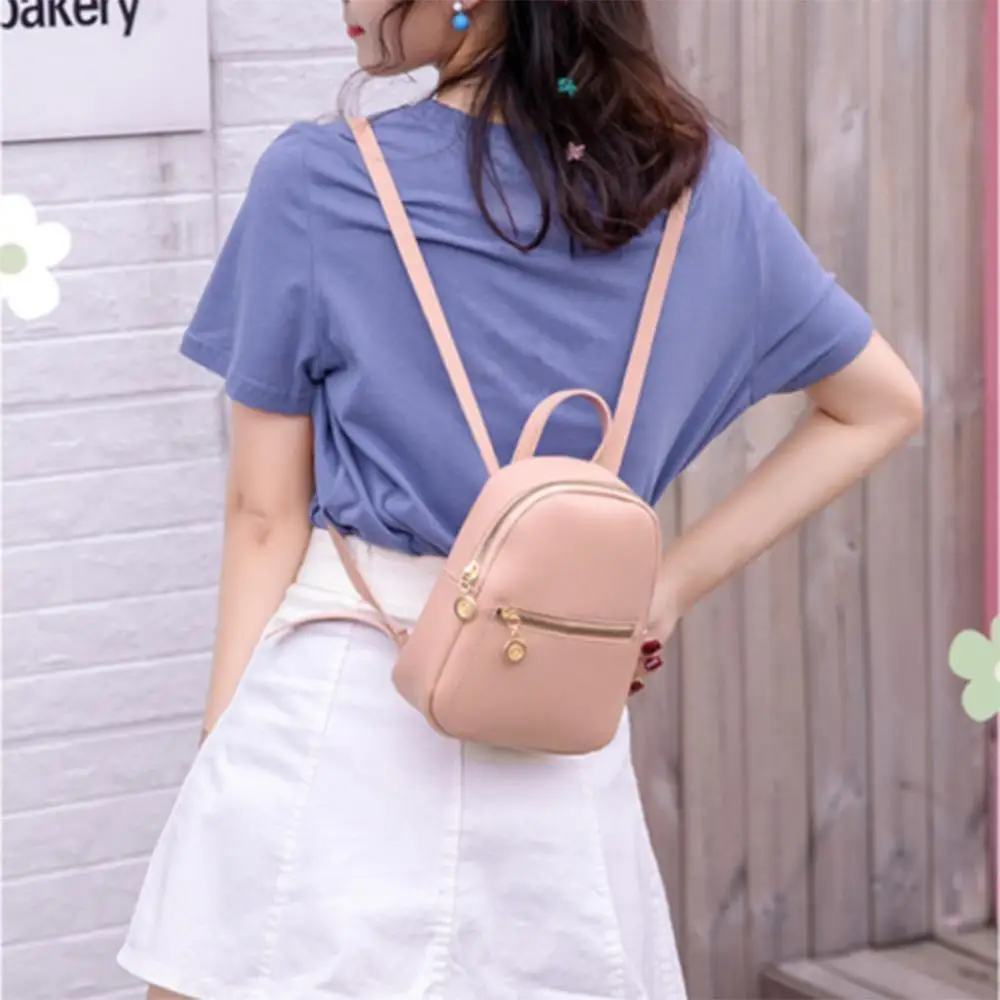 Женский мини рюкзак из искусственной кожи модный школьный на плечо для колледжа