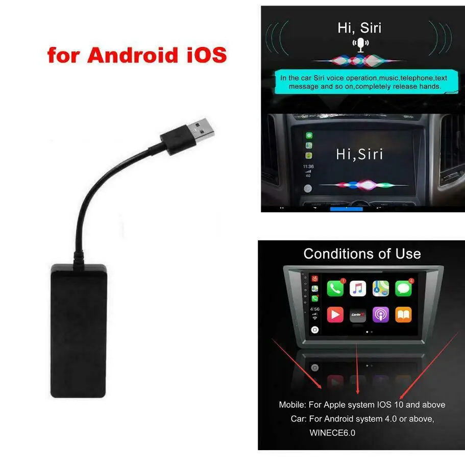 Apple CarPlay /Android Авто USB ключ для Android системы автомобиля стерео головное устройство