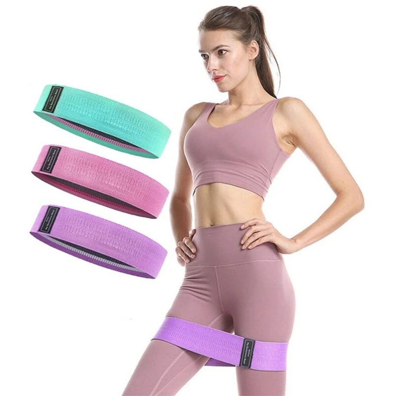 

Fitness Booty Resistance Bands Workout Fabric Loop Band Butt Exercise Bands For Hip Legs Thigh Glutes Non-Slip Deep Squat Bands