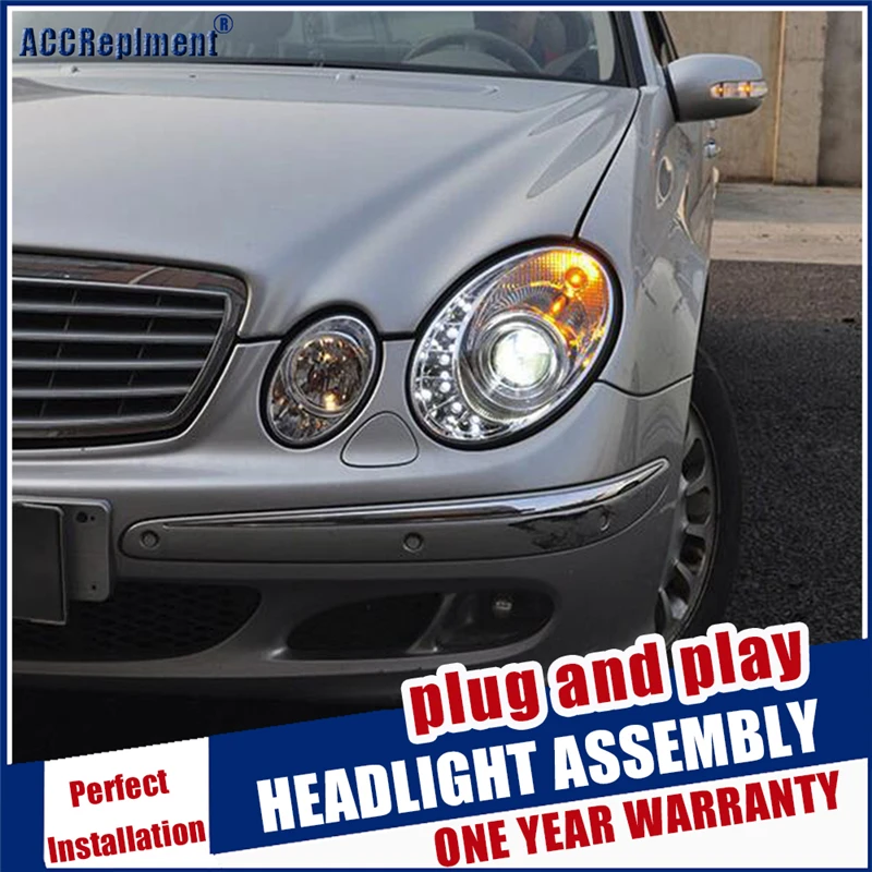 Тюнинг автомобилей налобный фонарь для Benz W211 светодиодный головной светильник s