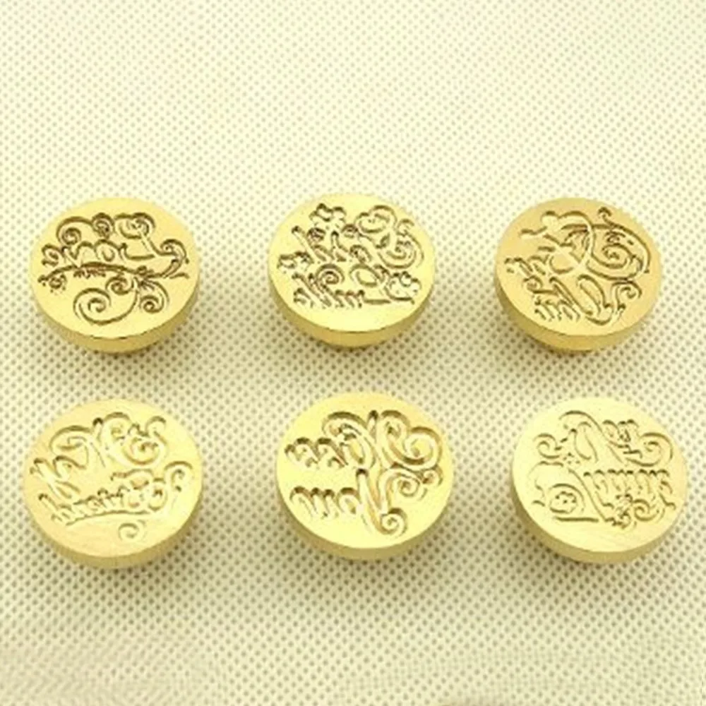 Печать в стиле ретро металлическая восковая искусственная деревянная ручка