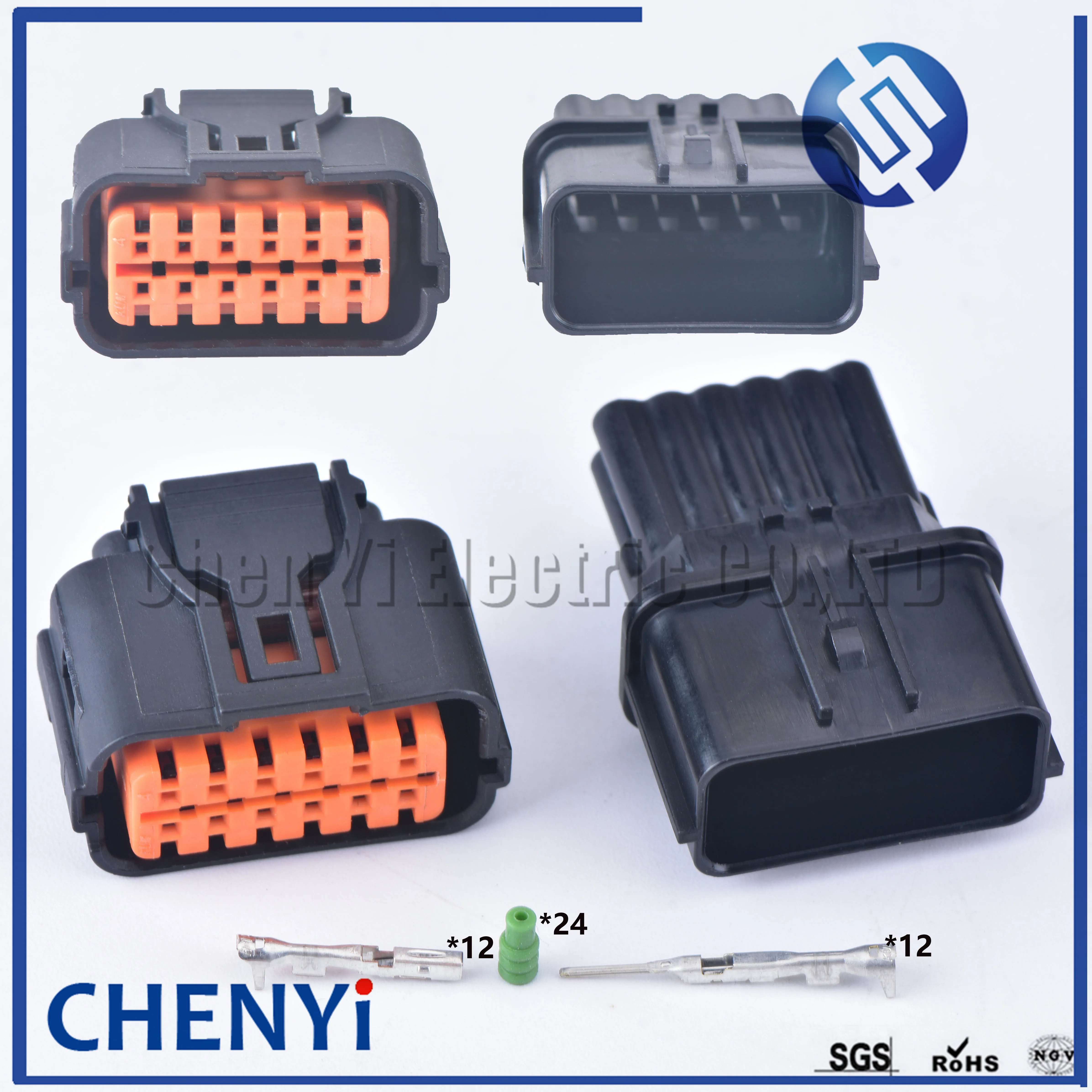 12-контактный автомобильный водонепроницаемый разъем электрическая вилка для