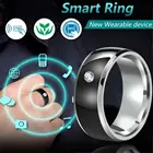 Смарт-кольцо на палец NFC, интеллектуальная технология, портативное соединение, оборудование для телефона Android, модные кольца из титановой стали