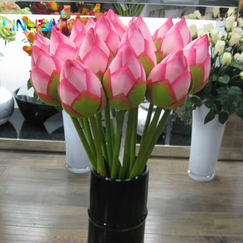 4 шт. одиночный цветок лотоса бутон моделирование товары для праздников и