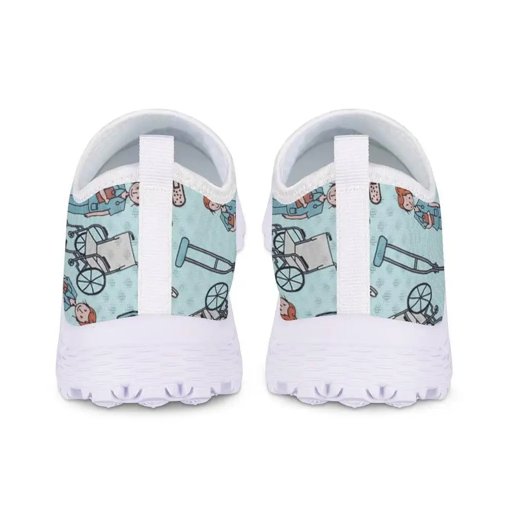 FORUDESIGNS/с рисунком Премиум эскиз физио женская обувь для медсестры Сезон