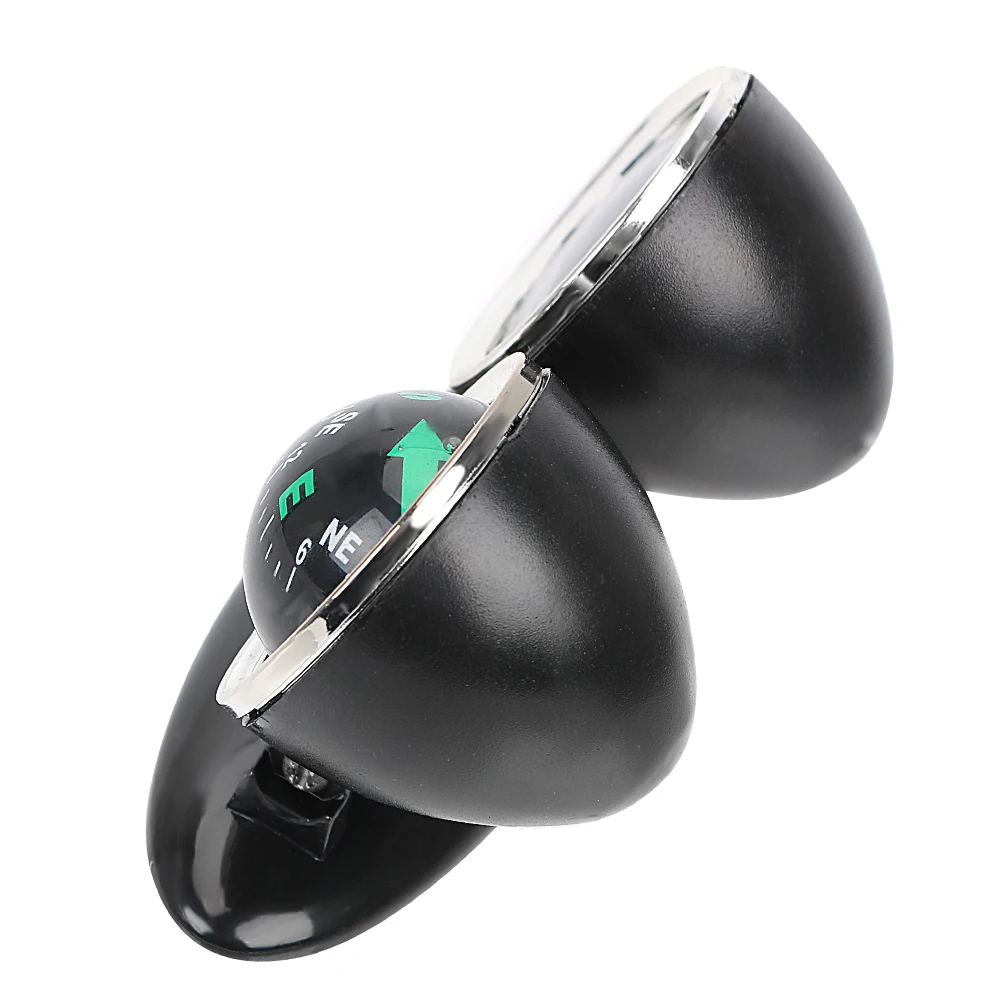 LEEPEE 2 в 1 Приборная панель автомобиля направляющий шар орнамент компас термометр