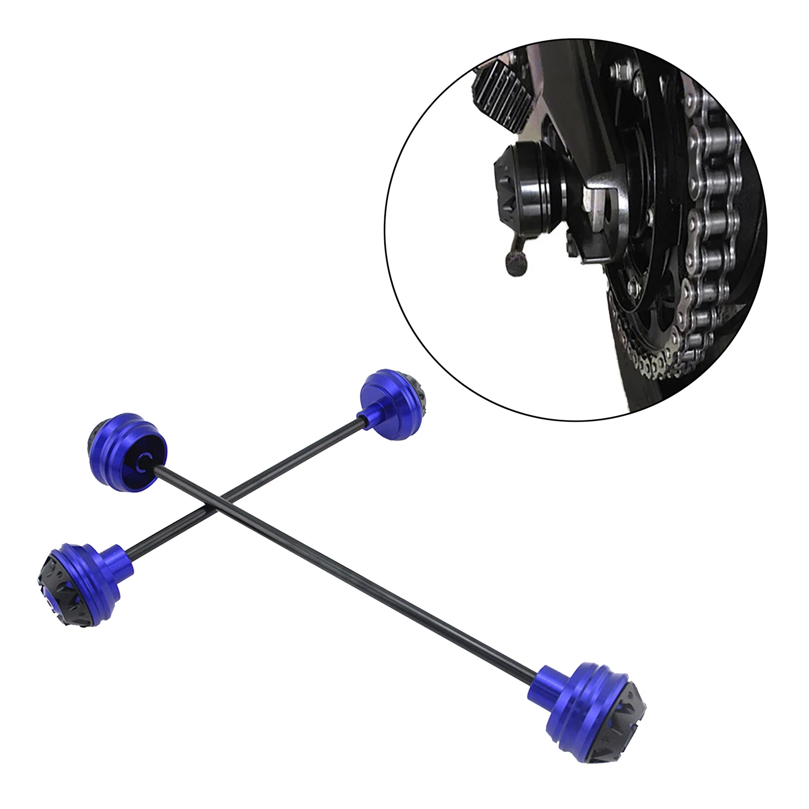 

Motorcycle Front & Rear Wheel Fork Axle Sliders Cap for BMW HP4 S1000RR