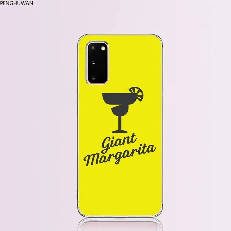 Элегантный мягкий черный чехол для телефона Margarita cocktail Samsung S9 plus S5 S6 S7 edge S8 S10 |