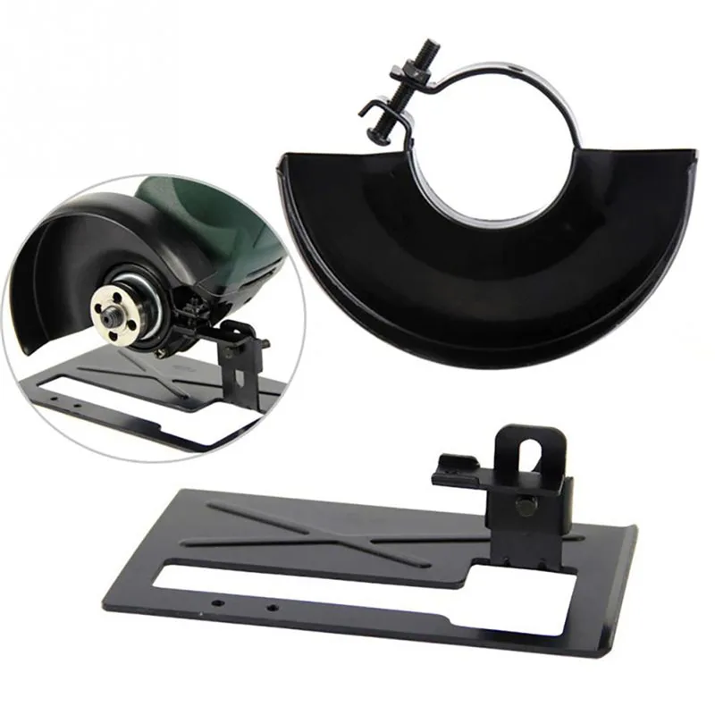 

Cutting Machine Base Protection Cover Angle Grinder Stand Wheel Guard Safety Protector Cover Simple Bracket Conversion Base