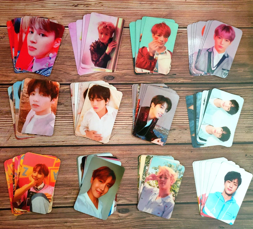KPOP Bangtan мальчик альбом воспоминания о ломо карты V SUGA сделано бумага фото лампа карты плакат HDPhotocard 3RD 5TH LOVE YOURSELF AllCard