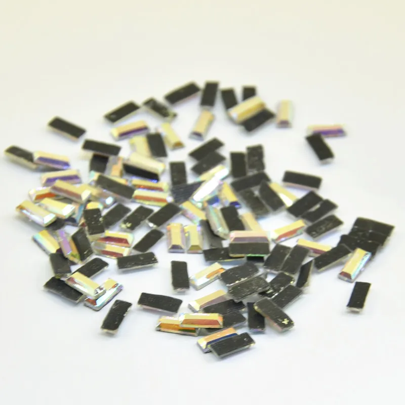 Сделай Сам прямоугольник горячей фиксации стеклянные стразы стекло для