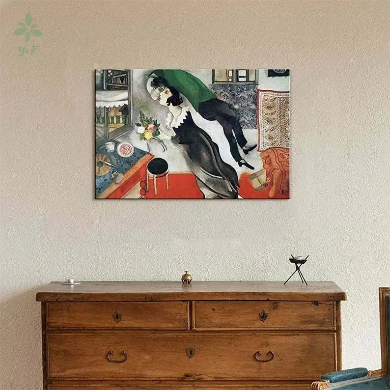 

День рождения от Марка Chagall холст печать настенная живопись внутреннее украшение