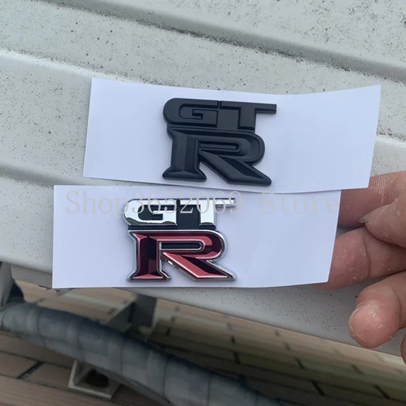 Эмблема GTR из АБС-пластика с буквами наклейка логотипом багажника для Nissan GT-R