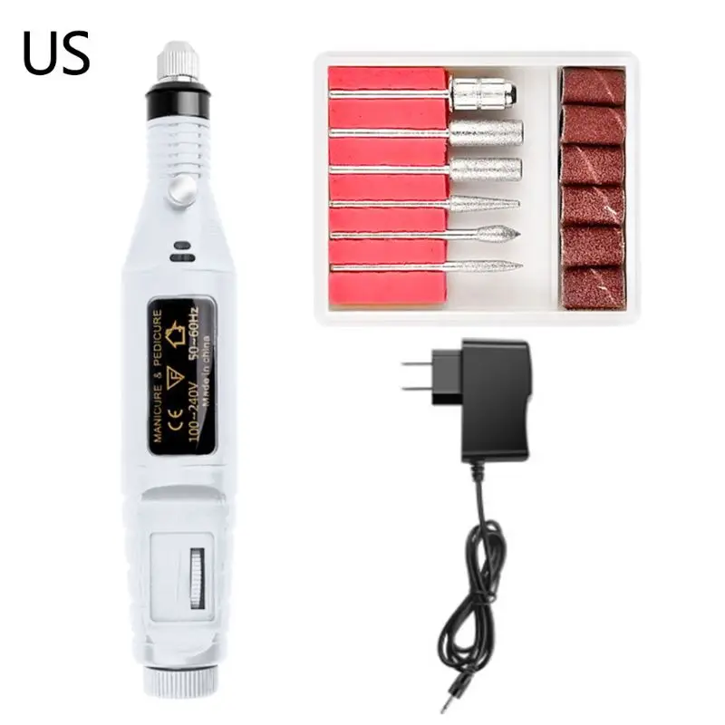 Электрическая дрель для ногтей машина маникюра и педикюра сверло полировки с