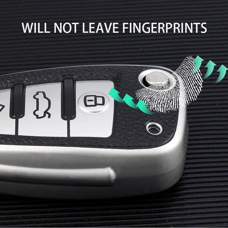 Чехол для автомобильного ключа ТПУ + кожа 3 кнопки Audi C6 R8 A1 A3 Q3 A4 A5 Q5 A6 A7 S6 B6 B7 B8 8P 8V 8L TT