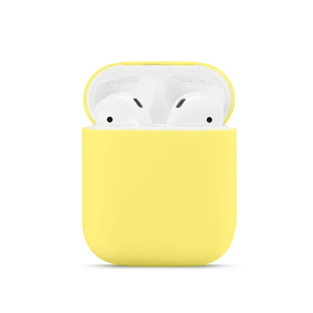Мягкие силиконовые чехлы для Apple Airpods 1/2 защитный чехол беспроводных Bluetooth