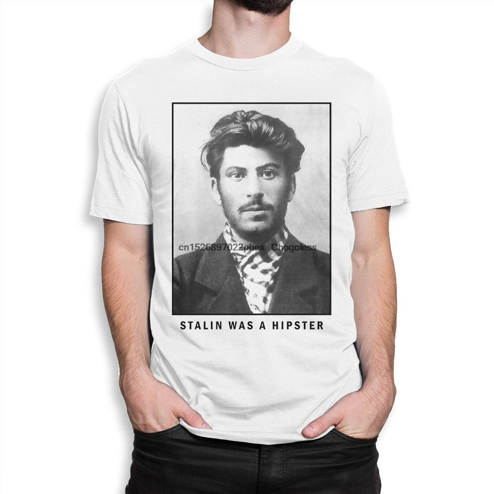 Забавная хипстерская футболка Stalin Was A Hipster для мужчин и женщин всех