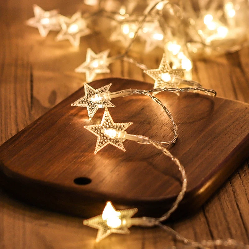 1/3/6m Led String Lights Christmas Garland Decorations for Home New Year Adornos De Navidad 2021 Decor Natal Noel | Дом и сад