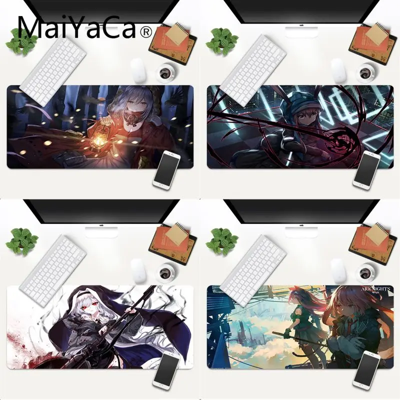 Arknights padmouse толстые аксессуар Закрытая край коврик для мыши Аниме игровой