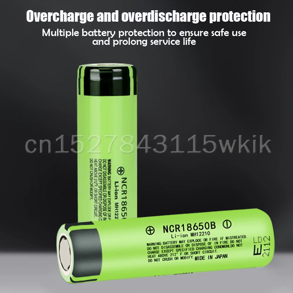 1 шт. 100% оригинальный Panasonic NCR18650B 3 7 V 18650 3400mah ионно литиевая Перезаряжаемые Батарея