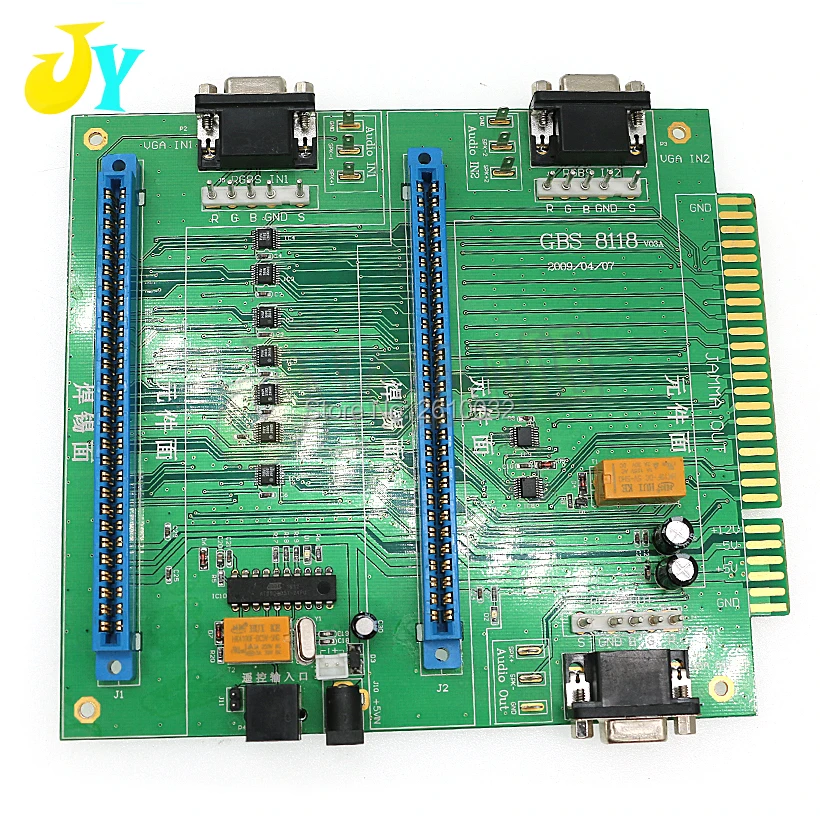GBS 8118 аркадная игра доска 2 в 1 HDMI переключатель Управление VGA CGA Multi JAMMA коммутатор