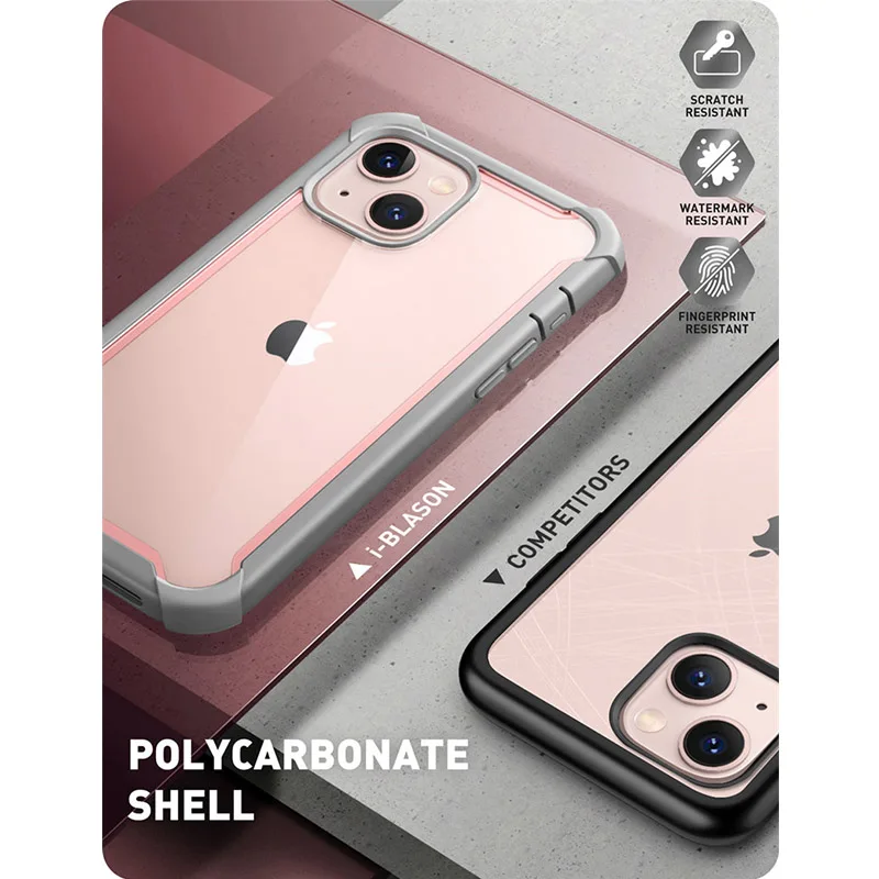 i blason for iphone 13 case 6 1 inch 2021 release ares full body rugged clear bumper cover with built in screen protector free global shipping