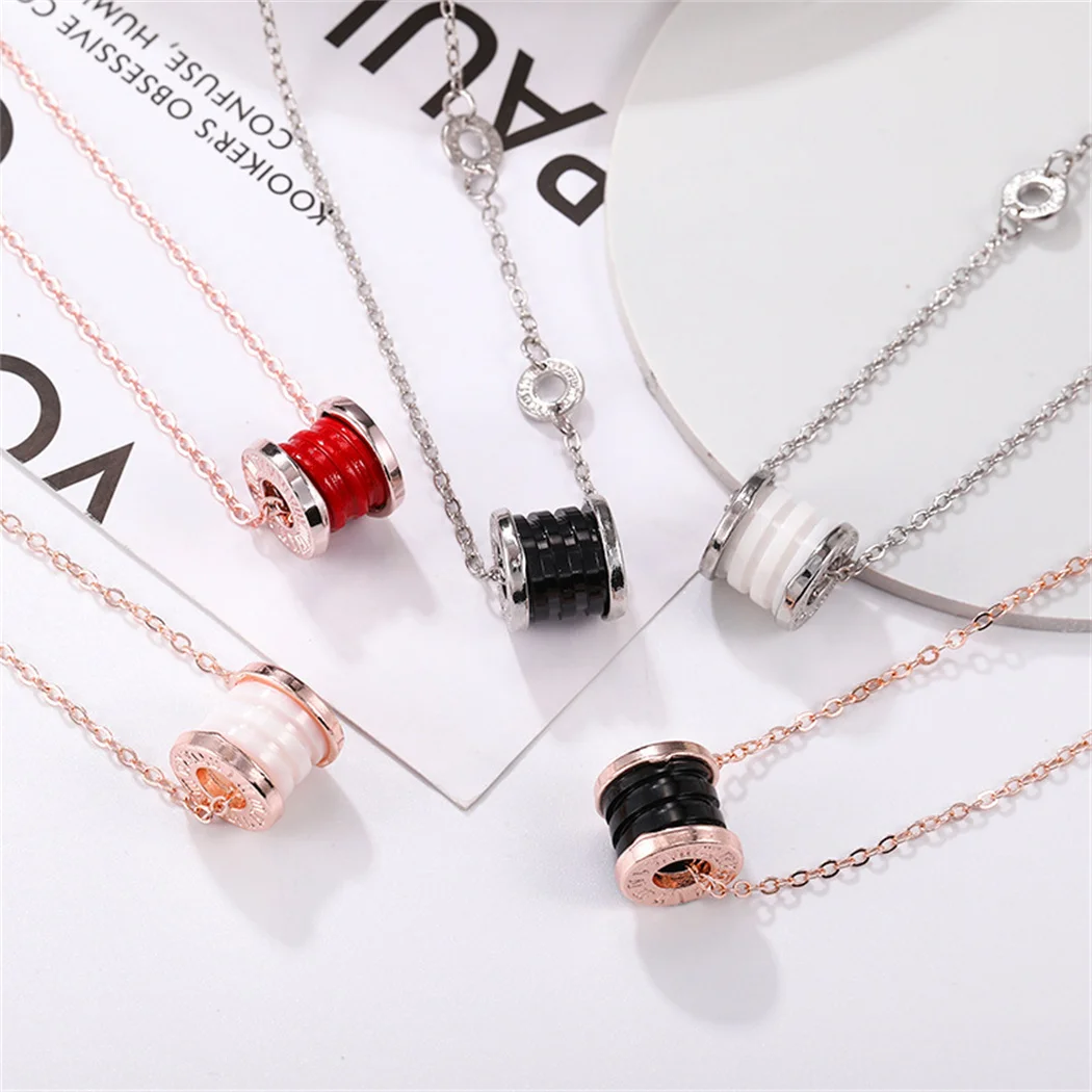 

Simple fashion necklace for women Titanium steel Chain necklace Vintage Pendant women's neck chain pary wedding jewelry gift