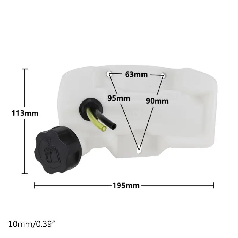 

1pc 1E34F Brush Butter Trimmer Fuel Tank Lawn Mower Oil Tank Fuel Tank Assy DropShipping