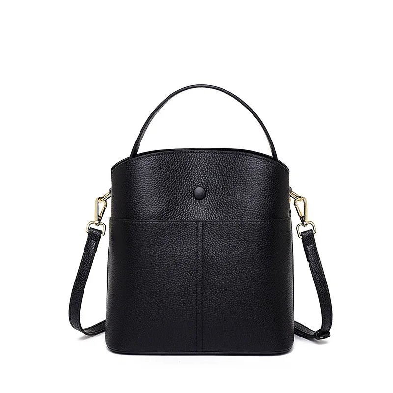 

Bag female 2021 new female bag fashion retro bucket bag Korean portable messenger bag