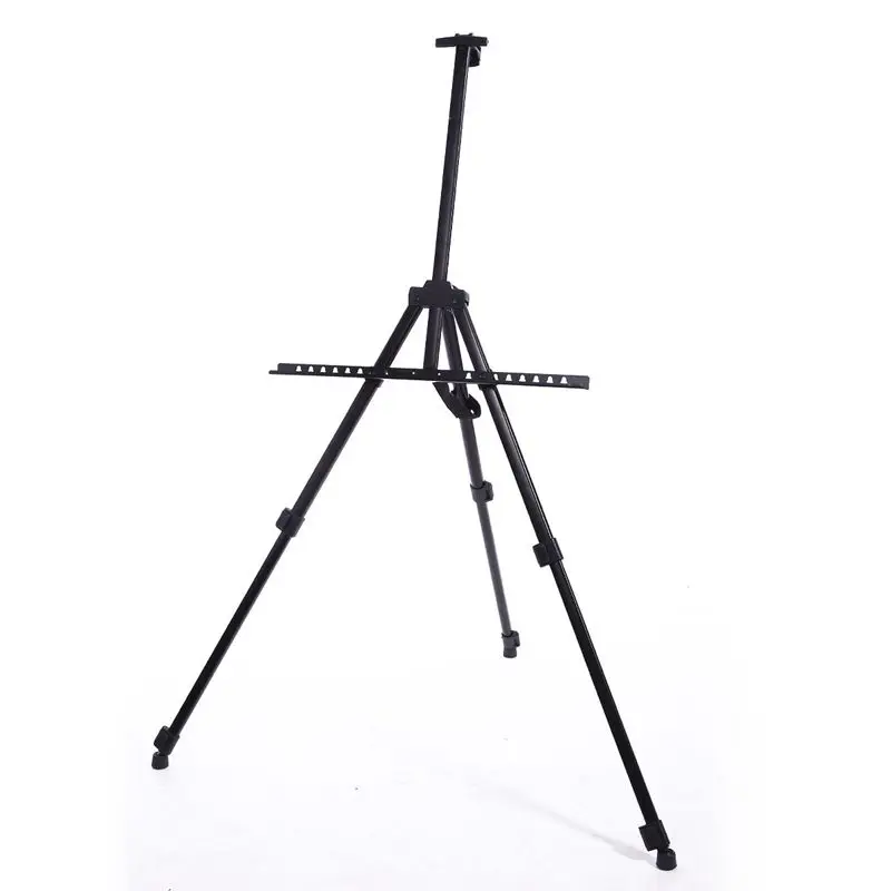 Portable Folding Easels Stand With Gym Bag For Artist Painting Outdoor Fold Table Easel 170cm Height Aluminum Set | Канцтовары для